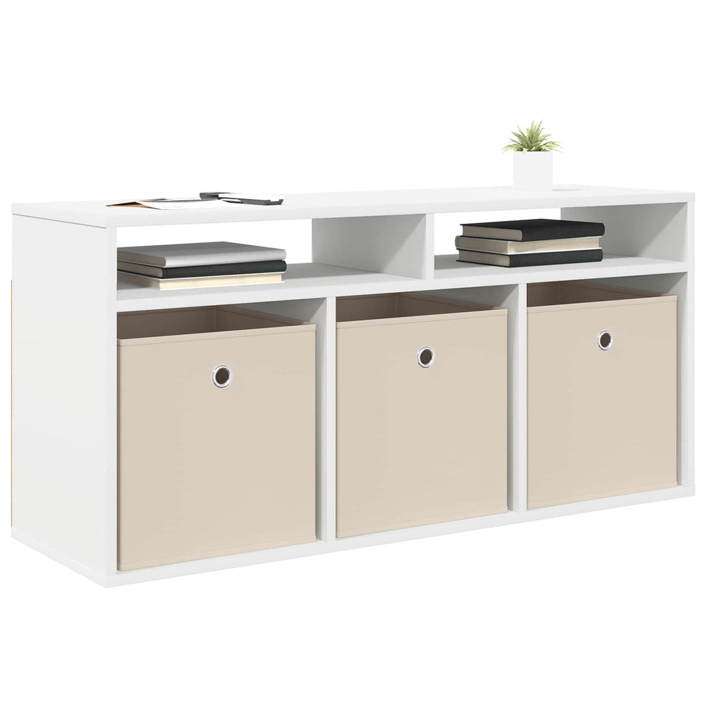 Lowboard con cassetto Bianco 102 x 32 x 48,5 cm