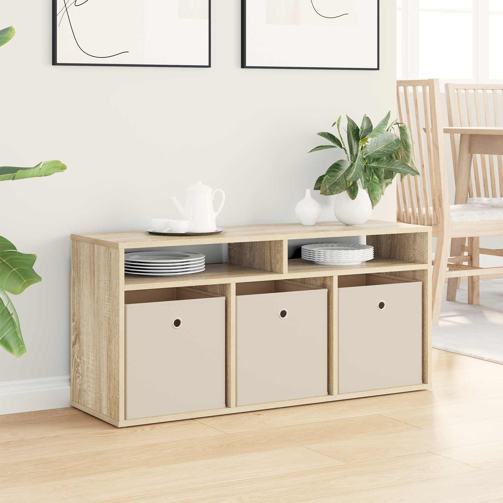 Lowboard con cassetto Rovere Sonoma 102 x 32 x 48,5 cm