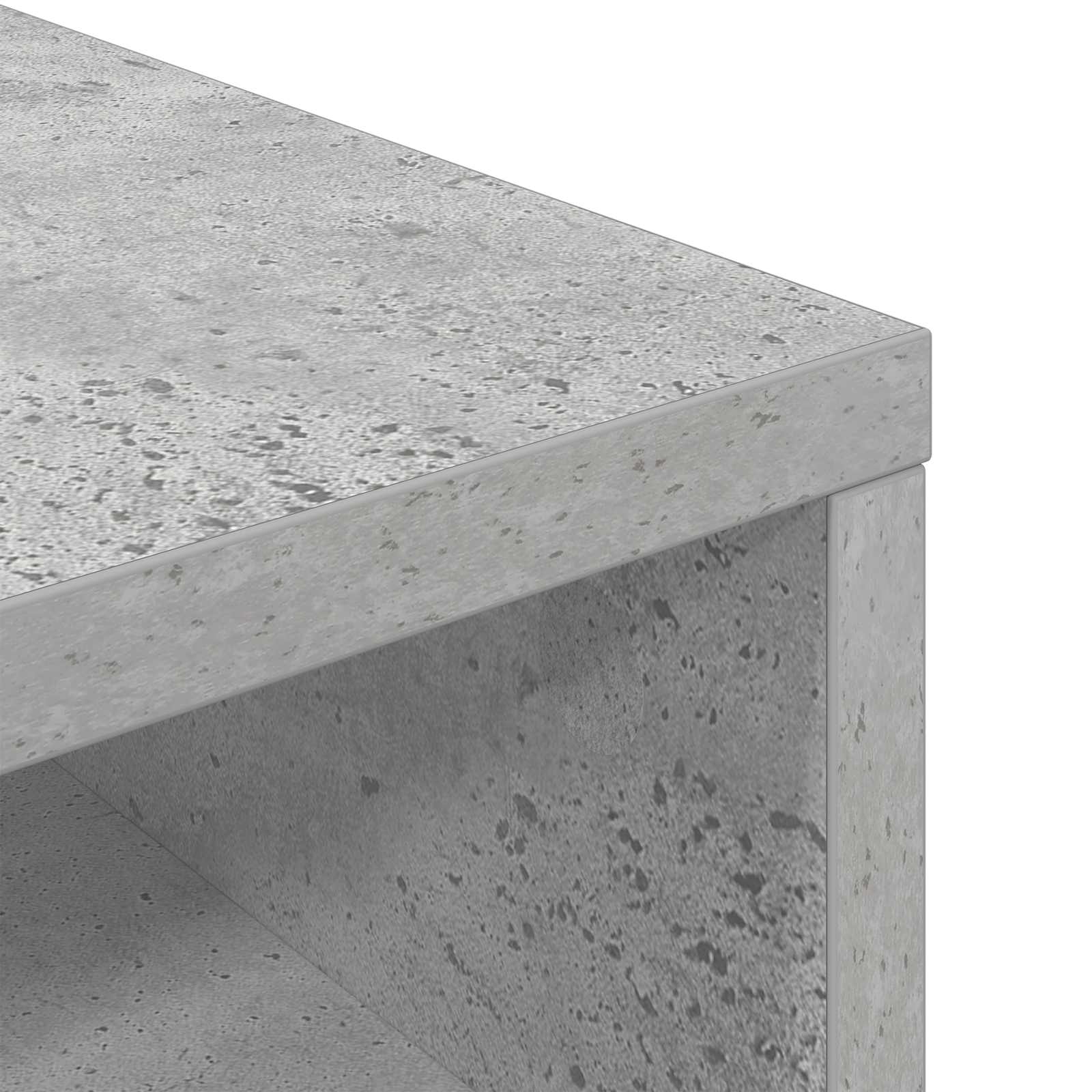 Lowboard con cassetto Grigio cemento 102 x 32 x 48,5 cm