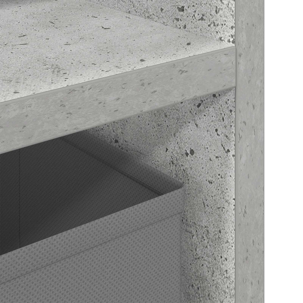 Lowboard con cassetto Grigio cemento 102 x 32 x 48,5 cm