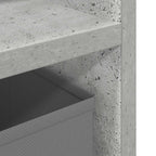 Lowboard con cassetto Grigio cemento 102 x 32 x 48,5 cm