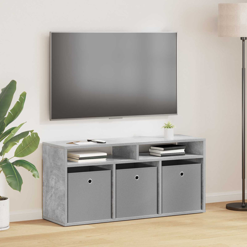 Lowboard con cassetto Grigio cemento 102 x 32 x 48,5 cm