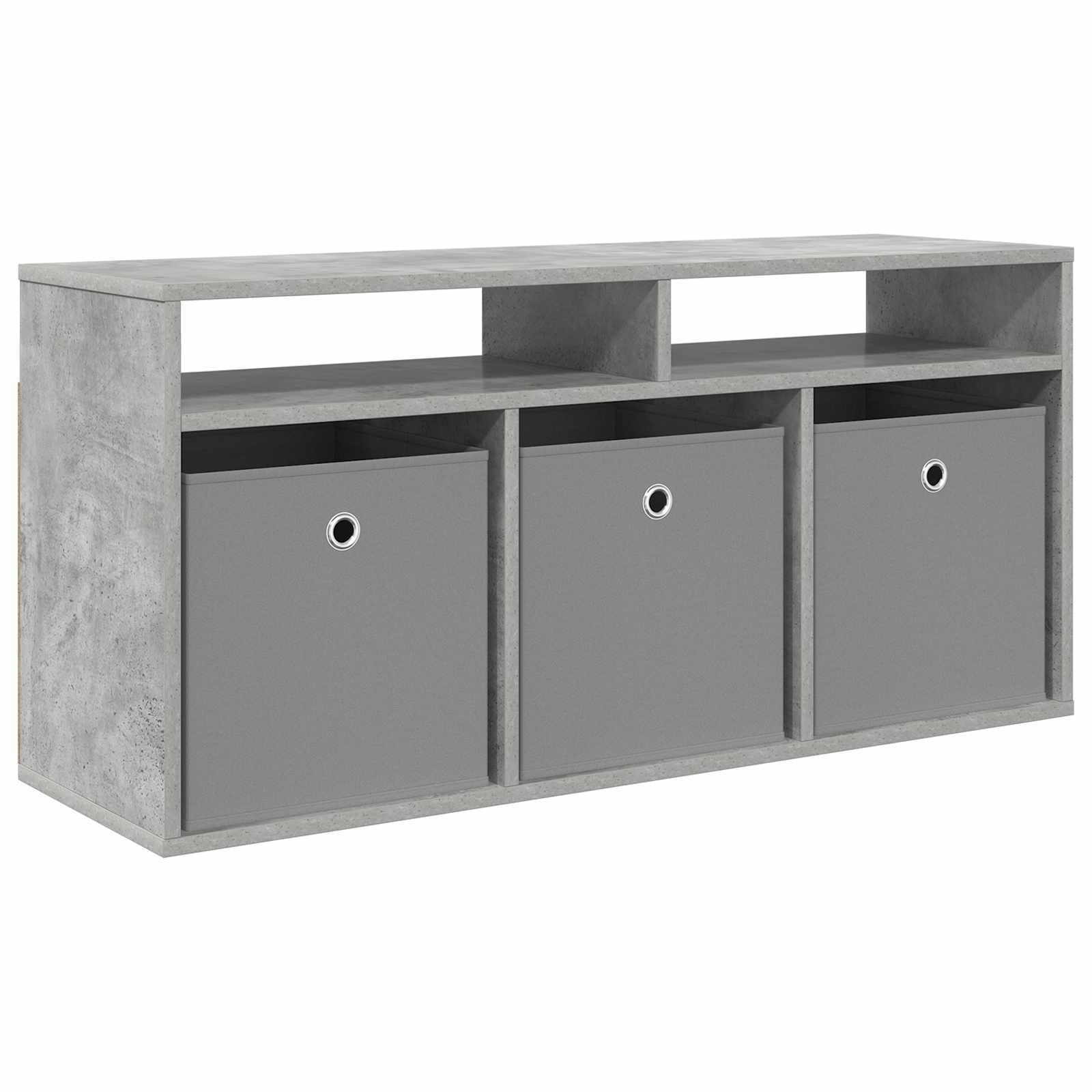 Lowboard con cassetto Grigio cemento 102 x 32 x 48,5 cm