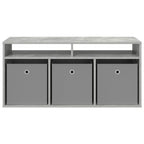 Lowboard con cassetto Grigio cemento 102 x 32 x 48,5 cm