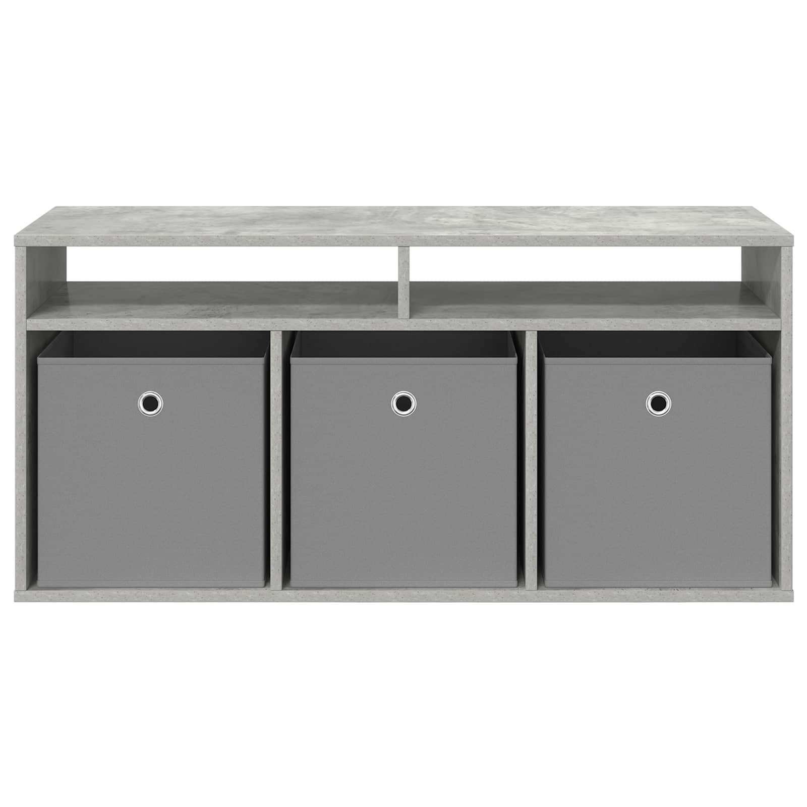 Lowboard con cassetto Grigio cemento 102 x 32 x 48,5 cm