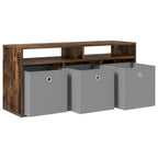 Lowboard con cassetto Rovere fumé 102 x 32 x 48,5 cm