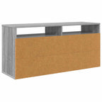 Lowboard con cassetto Grigio Sonoma 102 x 32 x 48,5 cm