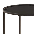 Set di Tavolini da Caffè 2 pcs 55 x 55 x 45 cm acciaio