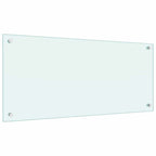 Schienale da cucina 2 pcs Bianco 90 x 40 cm vetro temperato