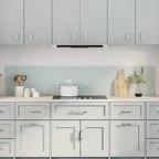 Schienale da cucina 2 pcs Bianco 100 x 40 cm vetro temperato