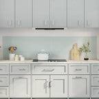 Schienale da cucina 2 pcs Bianco 100 x 50 cm vetro temperato
