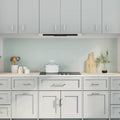 Schienale da cucina 2 pcs Bianco 100 x 60 cm vetro temperato