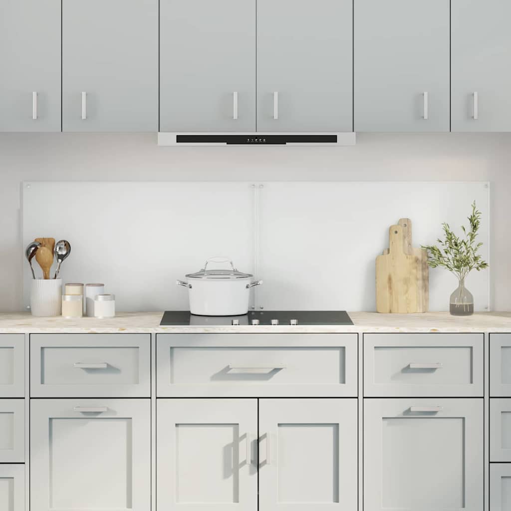 Schienale da cucina 2 pcs Trasparente 90 x 50 cm