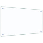 Schienale da cucina 2 pcs Trasparente 90 x 50 cm
