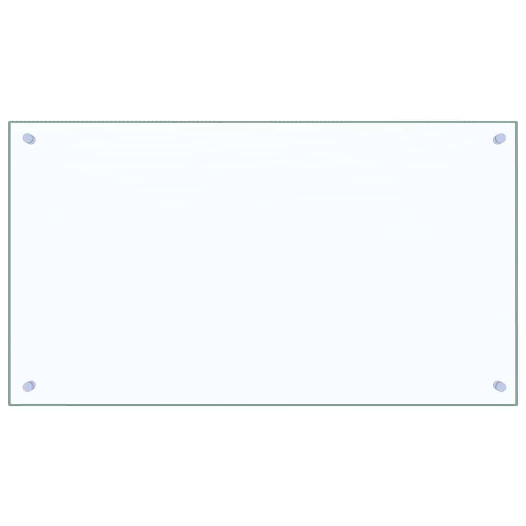 Schienale da cucina 2 pcs Trasparente 90 x 50 cm