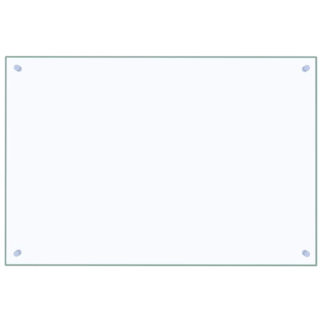 Schienale da cucina 2 pcs Trasparente 90 x 60 cm