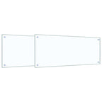Schienale da cucina 2 pcs Trasparente 100 x 40 cm