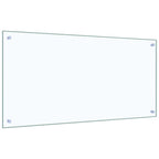 Schienale da cucina 2 pcs Trasparente 100 x 50 cm