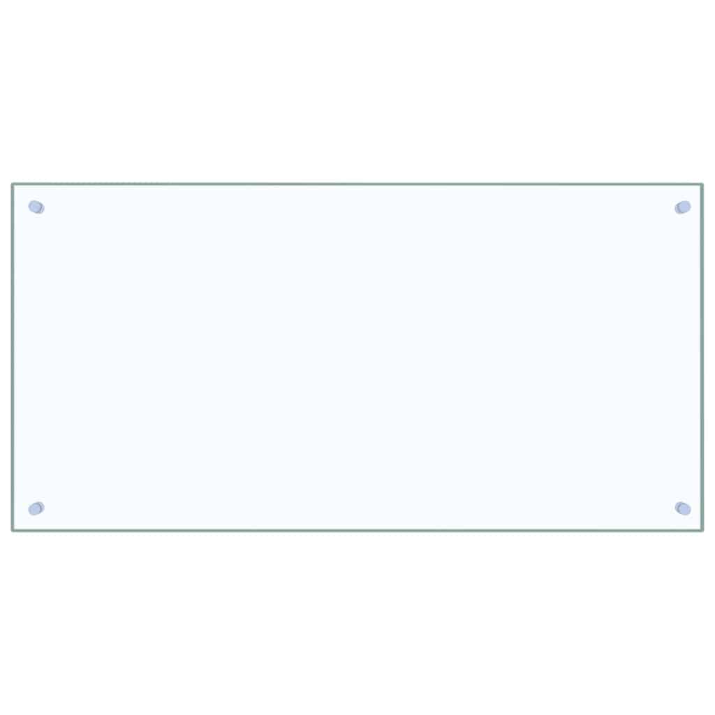 Schienale da cucina 2 pcs Trasparente 100 x 50 cm