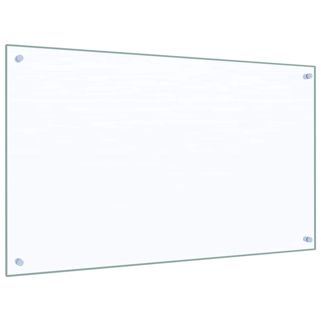 Schienale da cucina 2 pcs Trasparente 100 x 60 cm