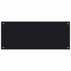 Schienale da cucina 2 pcs Nero 100 x 40 cm vetro temperato