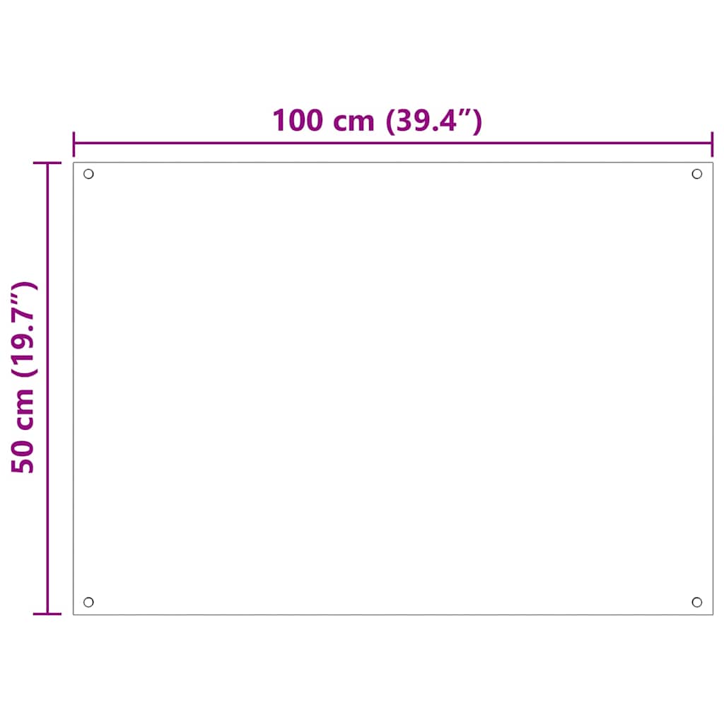 Schienale da cucina 2 pcs Nero 100 x 50 cm vetro temperato