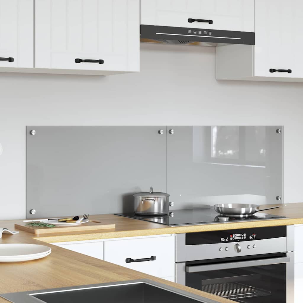 Schienale da cucina 2 pcs Grigio chiaro 70 x 40 cm