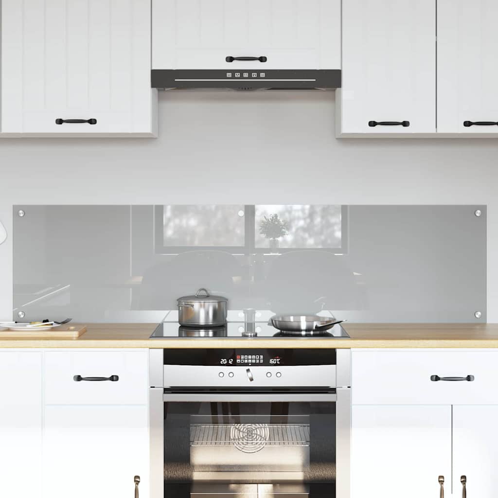 Schienale da cucina 2 pcs Grigio chiaro 80 x 40 cm