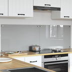Schienale da cucina 2 pcs Grigio chiaro 80 x 50 cm