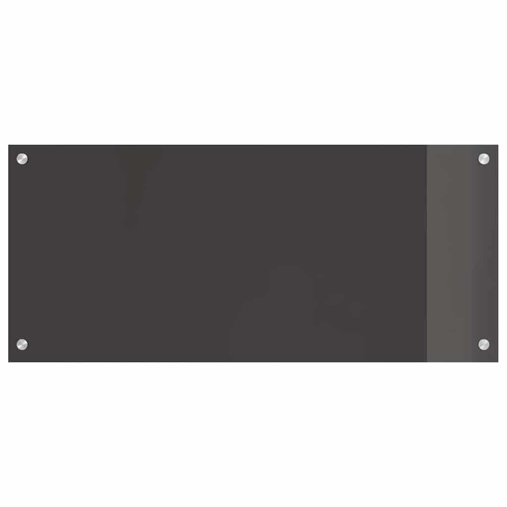 Schienale da cucina 2 pcs Grigio scuro 90 x 40 cm