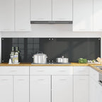 Schienale da cucina 2 pcs Grigio scuro 100 x 50 cm