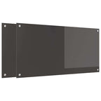 Schienale da cucina 2 pcs Grigio scuro 100 x 50 cm
