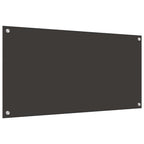 Schienale da cucina 2 pcs Grigio scuro 100 x 50 cm