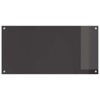 Schienale da cucina 2 pcs Grigio scuro 100 x 50 cm