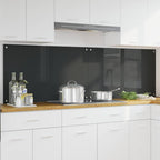 Schienale da cucina 2 pcs Grigio scuro 100 x 60 cm