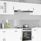 Schienale da cucina 2 pcs Trasparente 110 x 40 cm