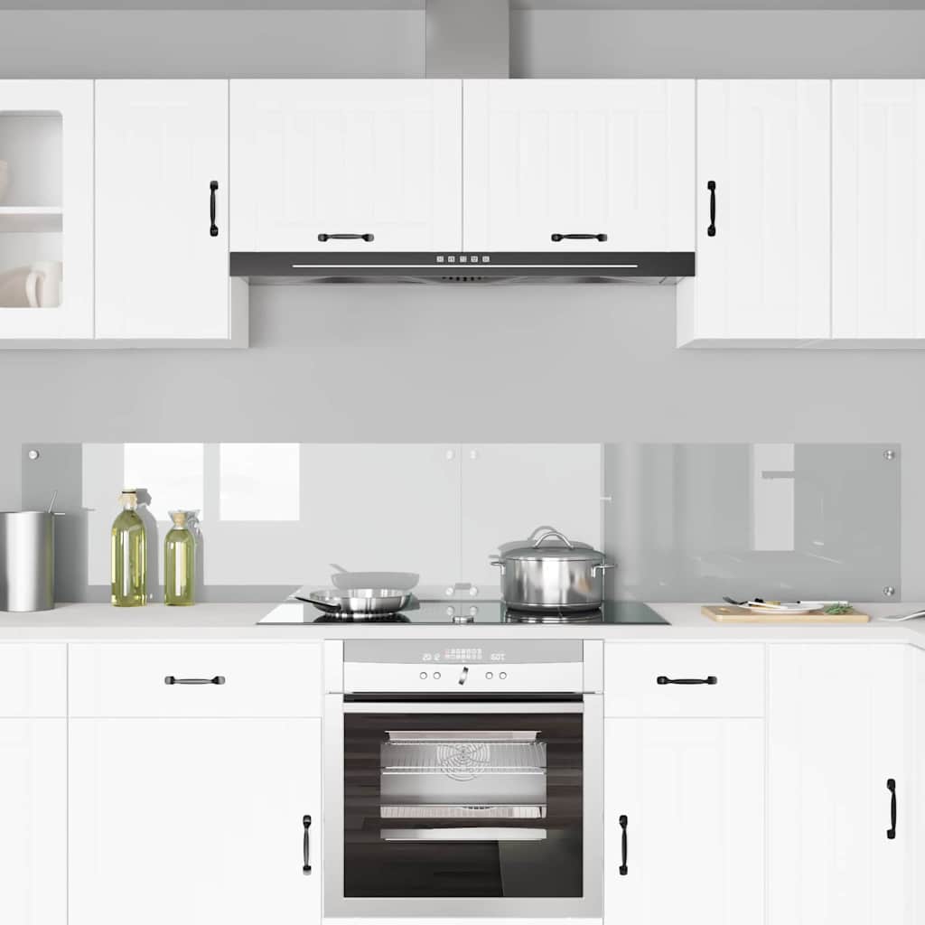 Schienale da cucina 2 pcs Trasparente 110 x 40 cm