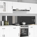 Schienale da cucina 2 pcs Grigio scuro 110 x 50 cm
