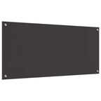 Schienale da cucina 2 pcs Grigio scuro 110 x 50 cm