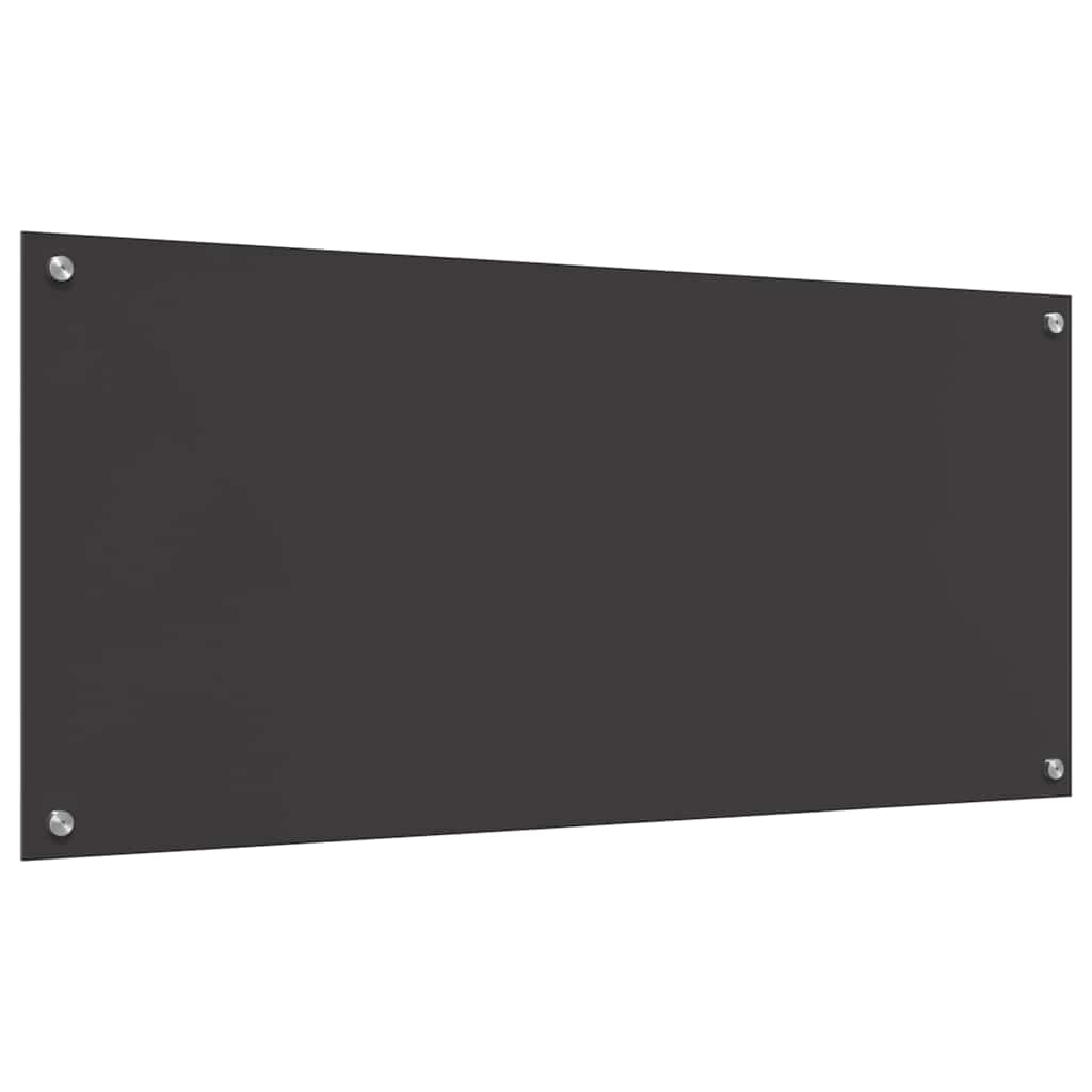 Schienale da cucina 2 pcs Grigio scuro 110 x 50 cm