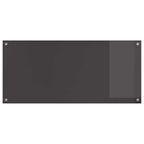 Schienale da cucina 2 pcs Grigio scuro 110 x 50 cm