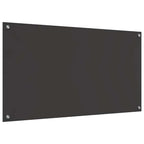 Schienale da cucina 2 pcs Grigio scuro 110 x 60 cm
