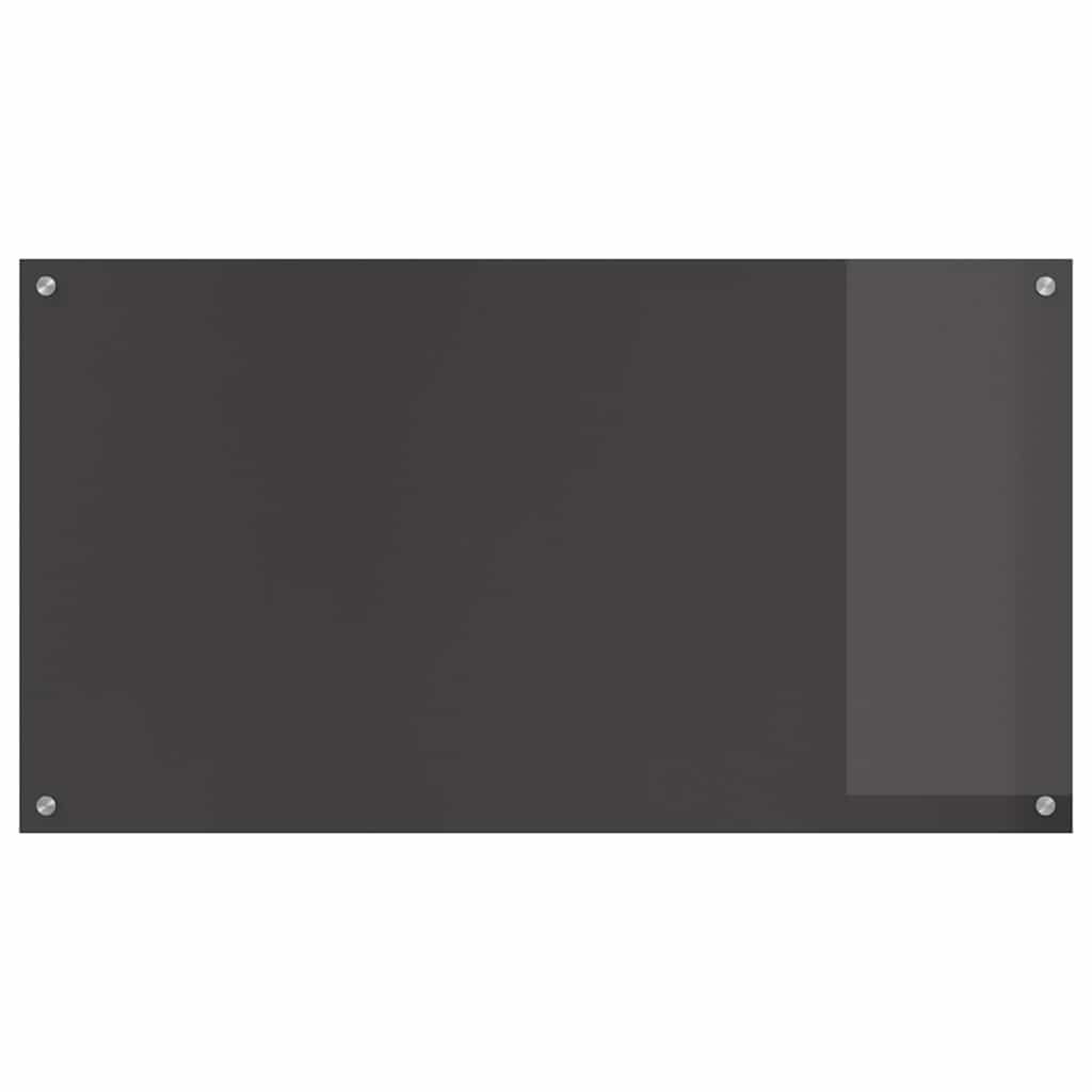 Schienale da cucina 2 pcs Grigio scuro 110 x 60 cm