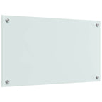 Schienale da cucina 2 pcs Bianco 70 x 40 cm vetro temperato