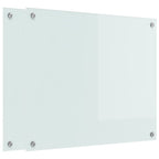 Schienale da cucina 2 pcs Bianco 70 x 60 cm vetro temperato