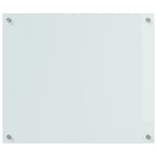 Schienale da cucina 2 pcs Bianco 70 x 60 cm vetro temperato