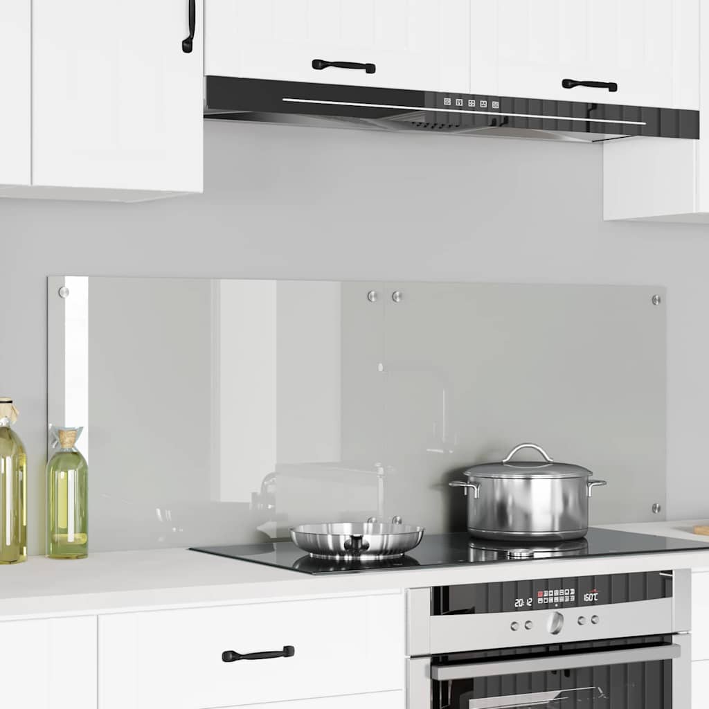 Schienale da cucina 2 pcs Trasparente 70 x 50 cm