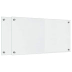 Schienale da cucina 2 pcs Trasparente 80 x 40 cm