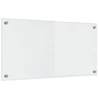Schienale da cucina 2 pcs Trasparente 80 x 40 cm