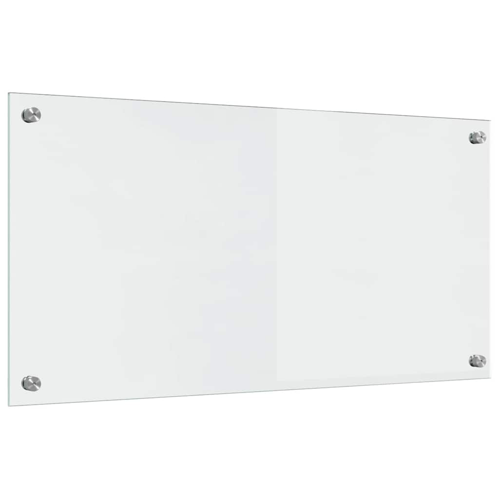 Schienale da cucina 2 pcs Trasparente 80 x 40 cm
